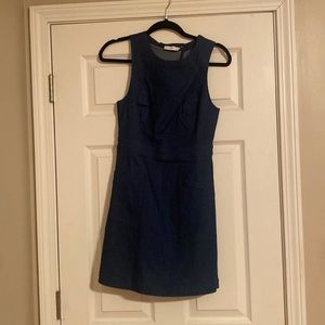 Denim mini dress